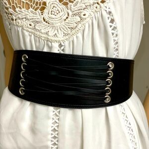 Fashion waist belt, 32 inches long before stretch,fit up to 36 waist size.